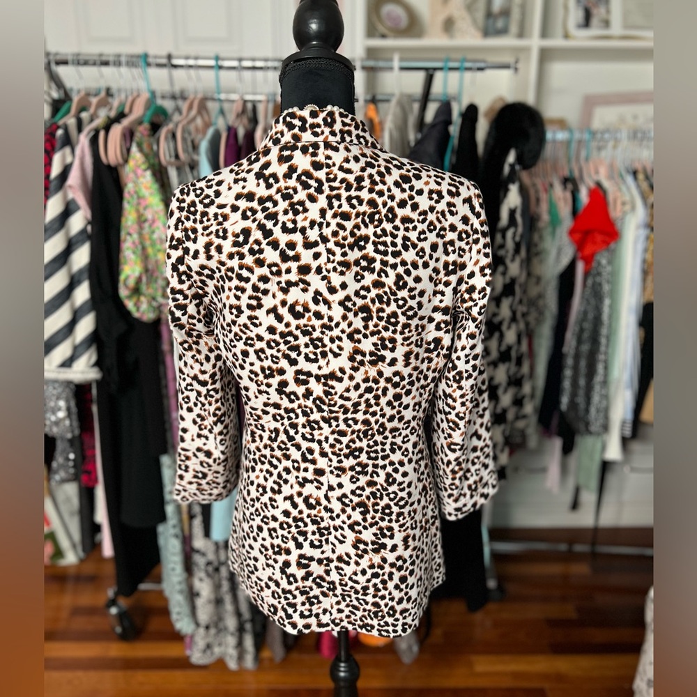 Cheetah 🐆 BAR III Blazer size M - Picture 2 of 5